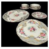 78 pc Rosemary BONE CHINA COALPORT, ENGLAND