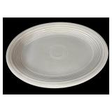 (2) FIESTA GRAY 10 " x 12 1/2 " Platters