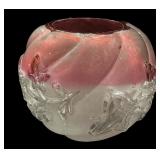 Northwood Frosted Ruby Bowl