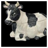 Ceramic Cow Cookie Jar