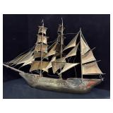 13.5 " x 18.5 " Brass Ship