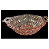 9 "  Windsor Pink Depression Bowl