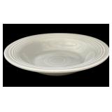 (4) FIESTA GRAY 8 1/2 " Rimmed Soup Bowls