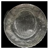 13 " x 18 " Leaf & Berry Crystal Platter