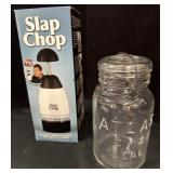 Food Chopper & Vintage Quart Jar