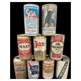 (9) Vintage Beer Cans