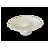 11 " Vintage Anchor Hocking Open Lace Bowl