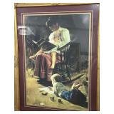 35 " x 46 " Framed Art & Literature Print