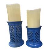 JM 2 Pack Scented Flameless  Candles- Peony Spa