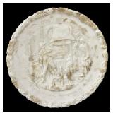 Bicentennial Milk Glass Plate