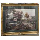34.5 " x 45.5 " Framed Stonehedge Bridge