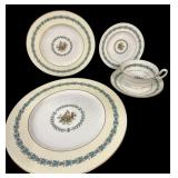 60 pc Service for 12 WEDGWOOD BONE CHINA