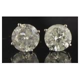 14kt Gold 2.33 ct Diamond Stud Earrings