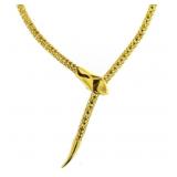 14kt Gold Italian HEAVY Designer Necklace