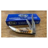 Case XX 620096 1of 3000 amber bone two blade