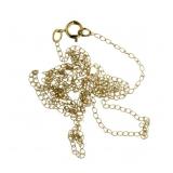 10kt Gold 19" Cable Link Chain