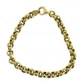 14kt Gold Nice Quality 7" Link Bracelet