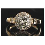 14kt Rose Gold Brilliant 2.13 ct Diamond Ring