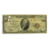 1929 Kansas City $10 National Currency Note