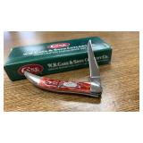 Case XX pocket worn 610096 red bone pocket knife