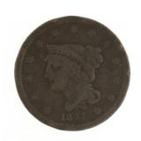 1841 Liberty Head Copper Large Cent
