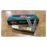 Case XX 6.5220 bone stag peanut pocket knife