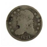 1831 Capped Bust Silver Half Dime