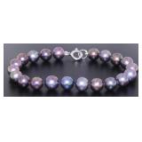 Natural 8 mm Tahitian Pearl 7" Bracelet