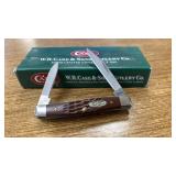 Case XX 6233 brown handle pen pocket knife