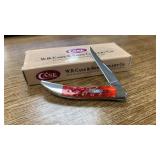 Case XX 610096 red bone handle toothpick pocket