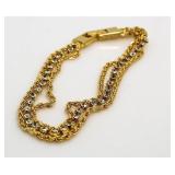 Elegant White Topaz Fashion Designer Bracelet