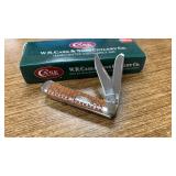 Case XX 62154 basket weave tiny trapper pocket