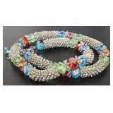 Aluz - Large Fashion Designer Necklace & Earring