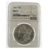 1889 NGC Certified Morgan Silver Dollar