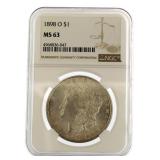 1898-O MS63 Morgan Silver Dollar