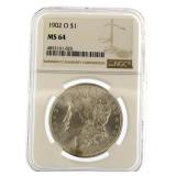 1902-O MS64 Morgan Silver Dollar