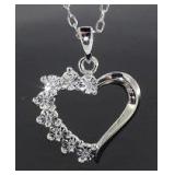 Diamond Accent Heart Pendant