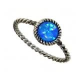 Beautiful Australian Blue Opal Ring