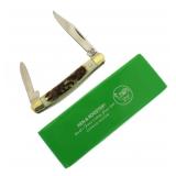 Hen & Rooster Stag Handle Pen Knife