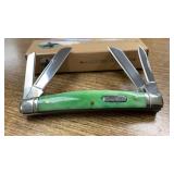 Rough Rider Green Bone Congress Pocket Knife