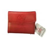 Julia Buxton Red Mini Wallet wï¿½ RFID READER