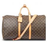 Louis Vuitton Keepall Bandouliere 55 Boston Bag