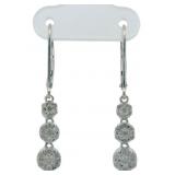 Stunning 1/2ct Natural Diamond Drop Earrings