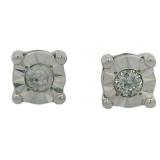 Ideal Dainty Natural Diamond Stud Earrings