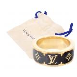 Louis Vuitton Nanogram Enamel Ring Size 7.5