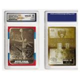 23K Gold Michael Jordan Fleer Rookie Card