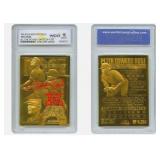 23K Pete Rose Bleachers Card