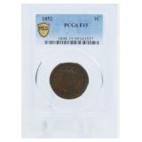 1852 Braided Hair Cent