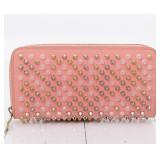 Christian Louboutin Studded Zippy Wallet