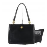 Versace Sunburst Leather Tote Bag